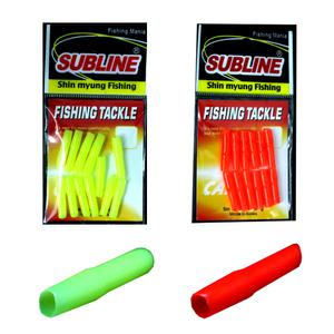 바다 민물 낚시 케미 고무 꽂이 실리콘 캐미 4mm 찌고무 꽃이 찌낚시 채비 소품