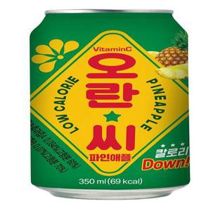 [동아오츠카] 동아오츠카 오란씨 파인 350ml 캔 24입 매장용 업소용 묶음 행사용 엠티