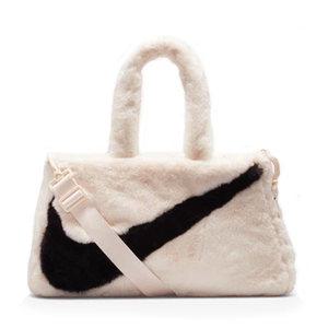 나이키 인조 퍼 토트백(크로스끈) FB3050-838