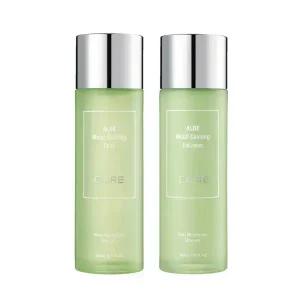 [10%+카드12%] 김정문알로에 큐어 모이스트 카밍 토너+에멀젼 130ml