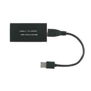 Coms USB 외장 케이스 SSD 최소형 mSATA to USB 3.0