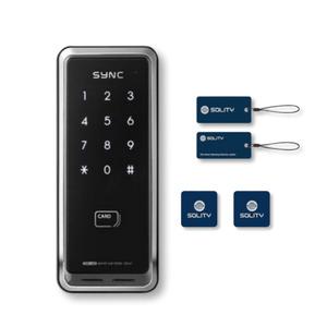 솔리티 혜강 비밀번호 카드키 보조키 SYNC SR10 도어락 현관도어락 번호키