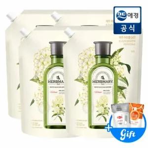 허브마리1848 프리미엄 섬유유연제 버베나힐퓨어 1.6L x 4개 + GIFT 지급