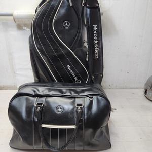 (중고)벤츠골프가방캐디백보스턴백세트 합성피혁소재블랙방수