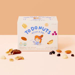 [튼튼맘스] 투두넛츠 포 우먼 견과류 7봉 임산부 간식 믹스넛