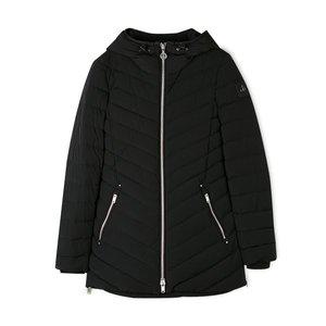 [무스너클] 여성 락클리프 로고 블랙 패딩 M32LJ115 292