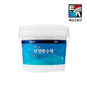 KCC 숲으로탄성방수재W 수용성 중도 상도 1액형 친환경 셀프옥상방수 페인트 16kg