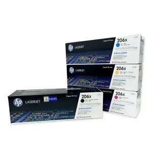 HP 206X정품토너(대용량) 4색세트(W2110X+W2111X+W2112X+W2113X) M255nw M255dw M282 M283