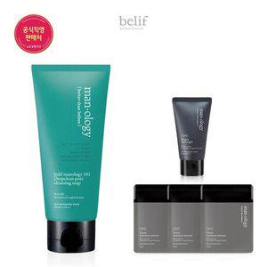 [빌리프] [25R]맨올로지 101 딥클린 포어 클렌징 솝 160ml