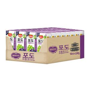 롯데 델몬트 포도 드링크팩 190mlx32팩 #안전박스포장