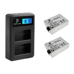 퓨어클리어 캐논 LP-E8 2구 충전기+배터리2 EOS 700D 650D 600D 550D