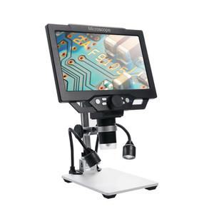 LCD모니터 디지탈 현미경 1600배 렌즈 전자 스마트 확대경 섬유 생물 실체 측정 녹화 사진 영상촬영 탁상용