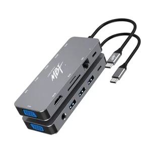 USB C타입 11 in 1 멀티 컨버터 MBF-UC11in1 [H@lu]