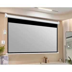 대형 전동 스크린 120인치 영화관 롤스크린 강당 교회