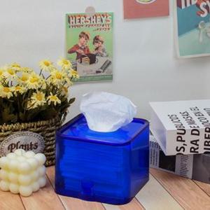 블루 자동 높낮이 냅킨케이스 국내제조