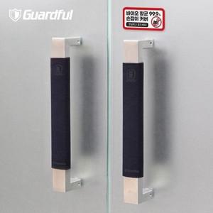 솔로젠 가드풀 바이오 항균 문손잡이 커버 대형2매입 출입문 현관문 도어락 손잡이