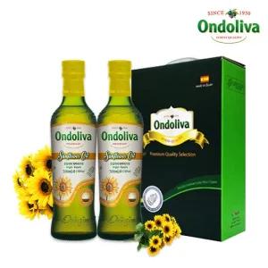 [온돌리바] 해바라기유 500ml 2P 선물세트