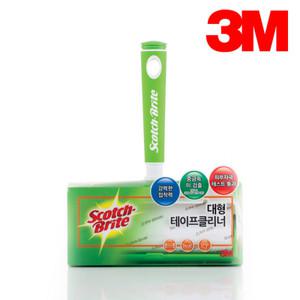 3M 스카치브라이트 청소용 린트롤러 테이프클리너 중형 대형 본품 리필