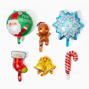 [민화샵] 크리스마스 풍선 장식 6종 세트 연말 파티 이벤트 트리 산타 장식 꾸미기