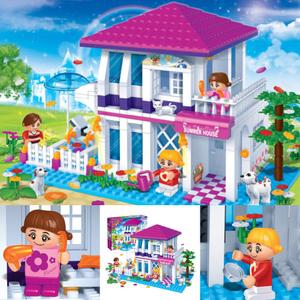 반바오 블록 홀리데이빌라 만들기 레고호환 조립놀이 블록 초등학생 어린이 BO6105