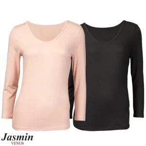 비너스자스민 정전기 방지 피치기모 여성내의 상의 jwi4124C