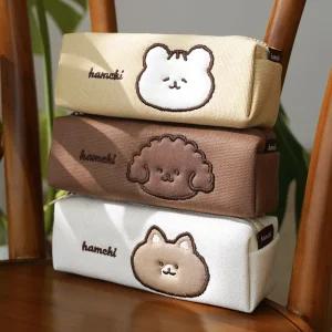 햄치와 친구들 대용량 사각 필통 펜 파우치 케이스 펜슬 왕 큰 필통 신학기 선물