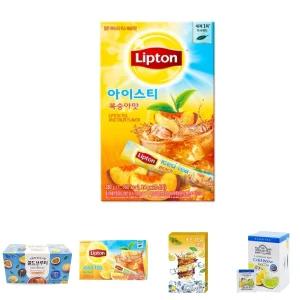 (중량:14gx20T) 립톤)아이스티 복숭아맛 스틱/과일/맛/가정용/야외/사무실/업소용/카페/디저트/음료