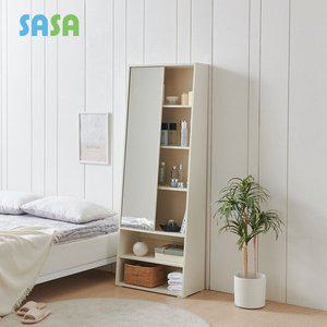 [SASA]사사가구 루니아 슬라이딩 전신거울 수납 화장대