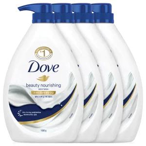 도브 바디워시 대용량 바디클렌저 1000mlX4개