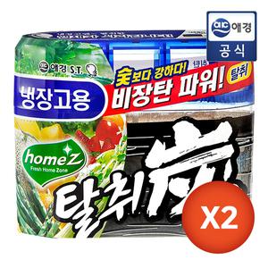 [에어후레쉬] 냉장고용 탈취탄 140g x 2개