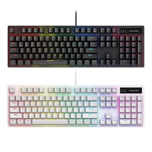 앱코 K560 축교환 레인보우 무빙 LED 기계식 키보드 블랙 (갈축)