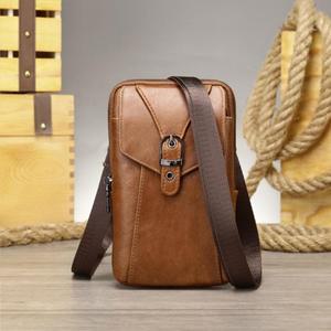 소가죽 핸드폰가방 미니 다용도 크로스백 벨트백