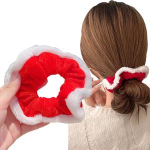 (산타핫딜) 크리스마스 곱창밴드/산타복 망토 랑 잘 어울려요/성탄절 의상 옷 머리 헤어 밴드/머리띠 머리끈 묶기 소품/221번