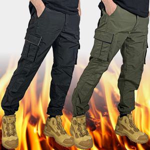 겨울 기모 항공 조거 작업복 바지 PP 등산바지 빅사이즈 스판 등산복 남성 남자 빅사이즈 노가다 용접 민방위