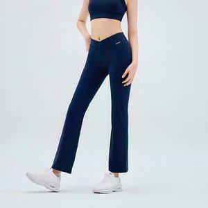 [안다르] 에어쿨링 스트라이프 부츠컷 레깅스 - 숏기장 AMFPT-02