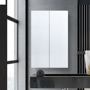 HLBATH 600x800 화이트 욕실 수건장 화장실 수납장 (WE40FB7)