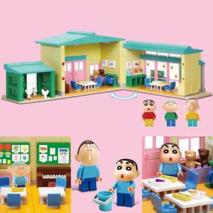 옥스포드 짱구는못말려 떡잎유치원 블럭 캐릭터 피규어 만들기 끼우기 조립놀이 JG3623