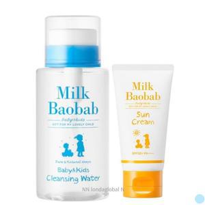 밀크바오밥 키즈 클렌징워터 선크림 290ml+80ml 2세트