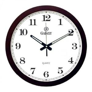 벽시계 갤럭시 무소음벽시계 400mm 저소음 베이직우드