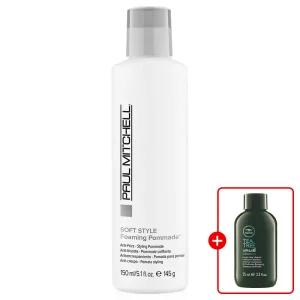 폴미첼 포밍 포메이드 헤어왁스 남자 포마드 왁스 150ml 1개 + 티트리 샴푸 75ml