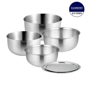 쿡에버 Cook304 스텐 믹싱볼 6종 세트 (21+24)