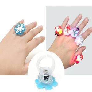 크리스마스 라이트반지 산타 LED 불빛반지 28개 세트 