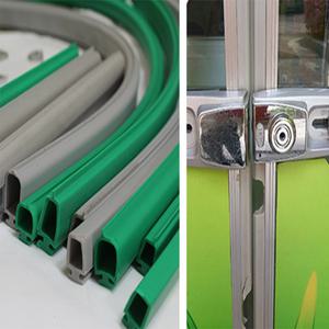 문고무패킹 강화도어 유리문 자동문 도어 현관 문 고무 패킹 손보호대 가스켓 고무만 2.4m