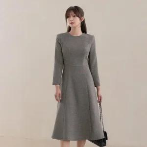 [시크라인] 히카 트위드 플레어 원피스