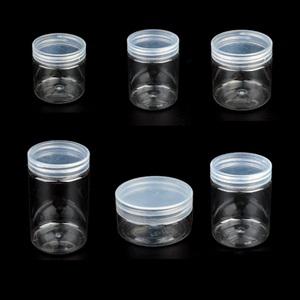 슬라임통 납작 플라스틱 투명 버터소분 캔디 케이스