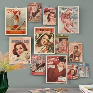 레트로 포스터 복고하이틴잡지 표지 감성 인테리어 엽서 빈티지포스터 RP01