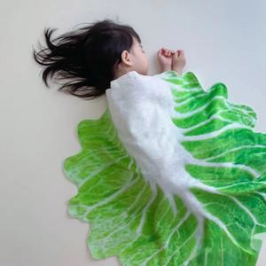 배추담요 낮잠 미니 귀여운 극세사 얇은 이불 85x85cm