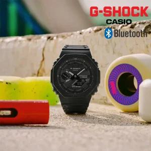 지샥 G-SHOCK 전자 패션 남성 남자 손목시계 블루투스 지얄오크 GA-B2100-1A1