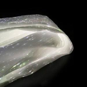 부직포 LED 섬유 광섬유 천 다채로운 발광 원단 DIY 가방 머리핀 수제 15x0cm 100x140cm