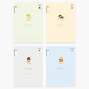 펜피아 초등 3-6 무제 노트 (10권입) 16매 공용 고학년 신학기 줄공책